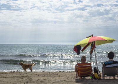 Playa Aguamarga. Playa adaptada para perros