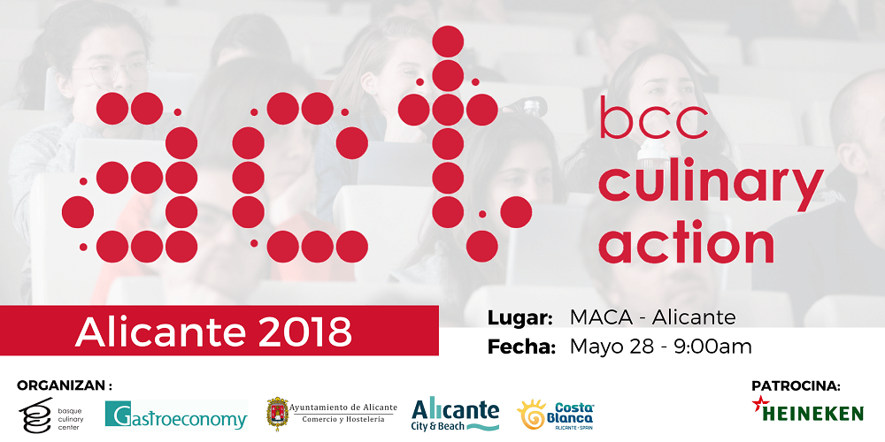 Alicante acoge la jornada Culinary Action! el 28 de mayo en el Museo MACA