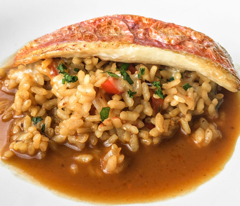 Recipe of Rice with red mullet